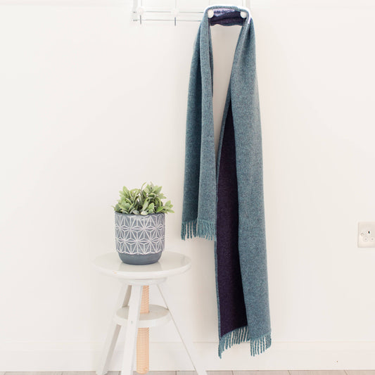 The Two-Tone Tassel Scarf